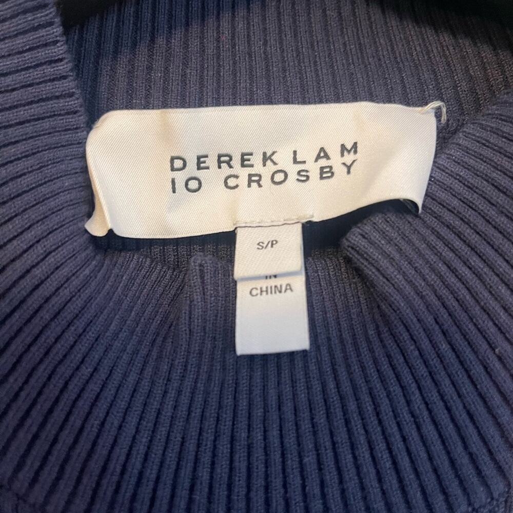 NWOT: Derek Lam 10 Crosby Sleeveless Pleated Mixed-Media dress Size Small - Picture 5 of 8